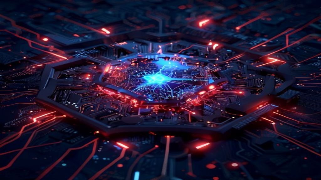 AI agent self-replication cybersecurity concept art